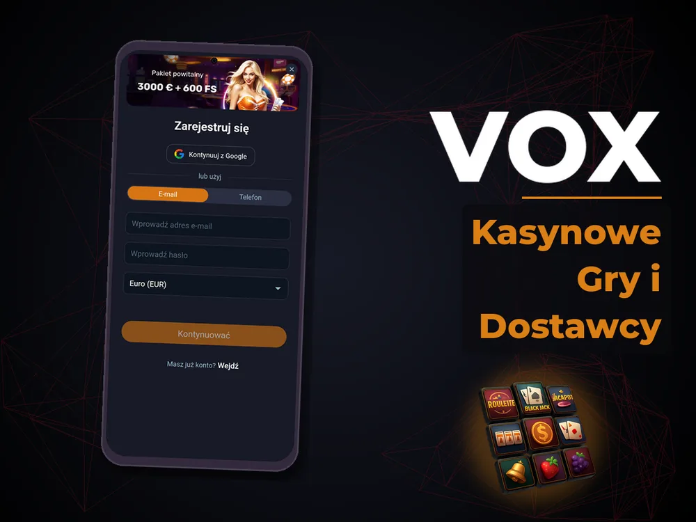 vox - Kasynowe Gry i Dostawcy