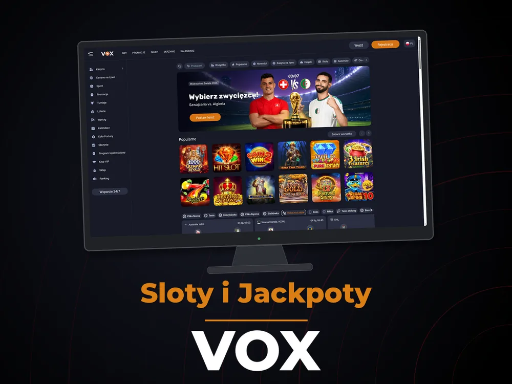 vox - Sloty i Jackpoty