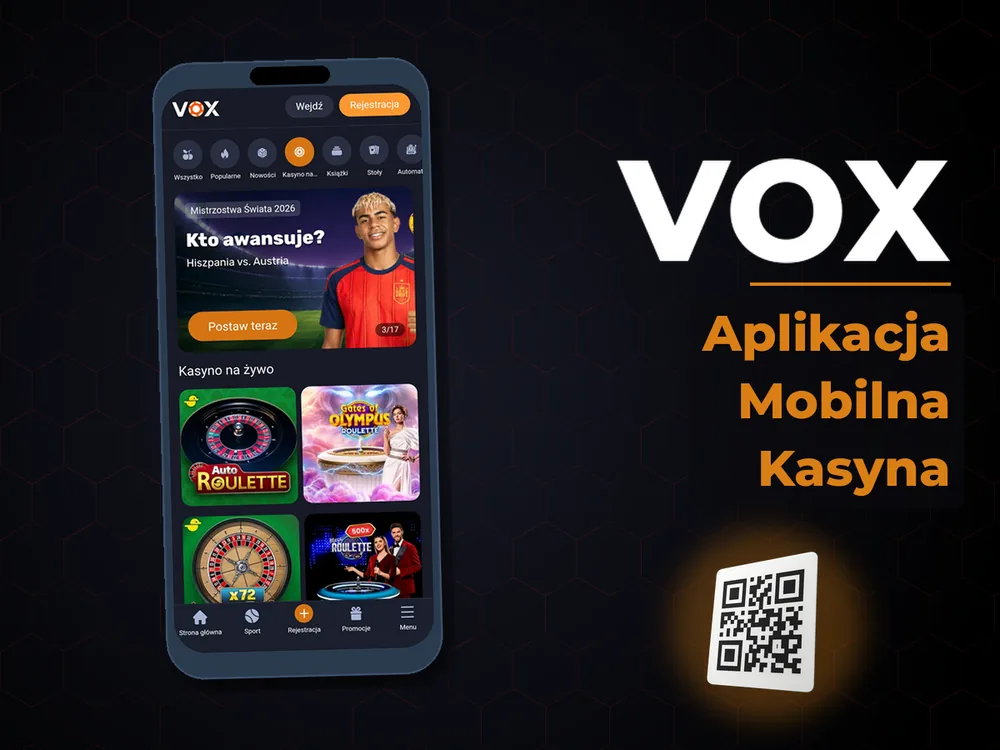 vox - Aplikacja Mobilna Kasyna