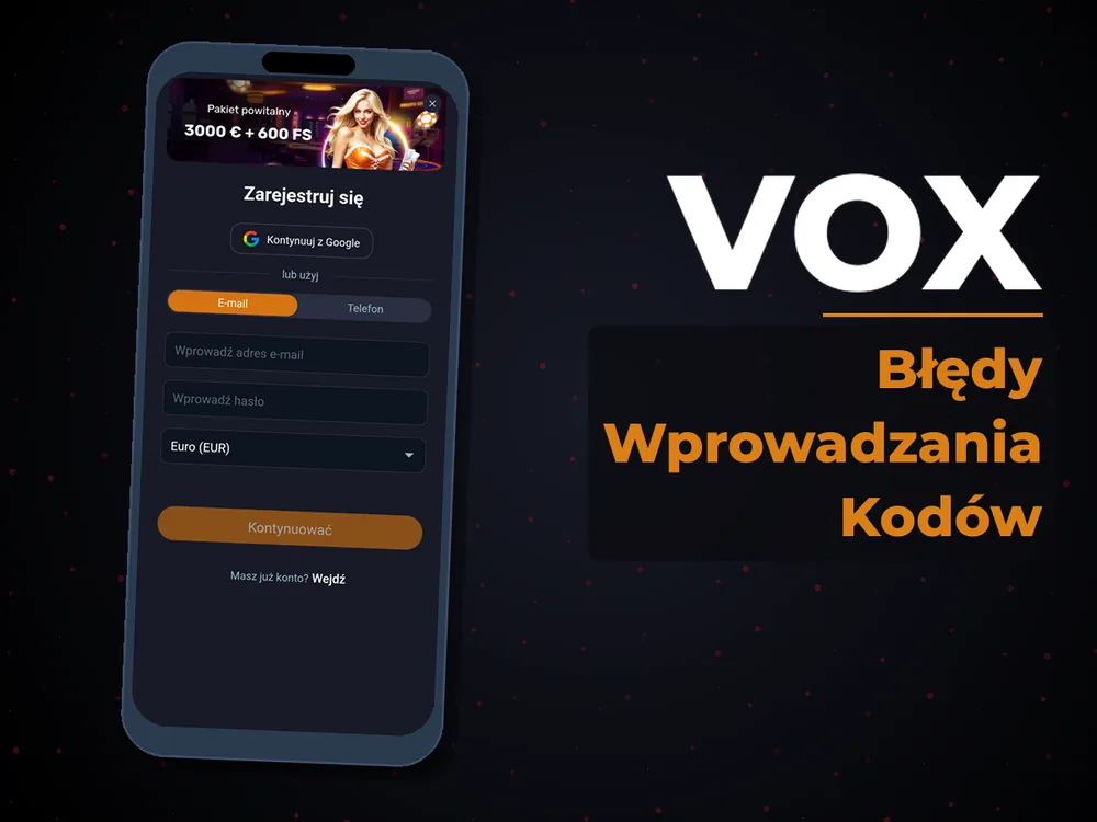 vox - Błędy Wprowadzania Kodów