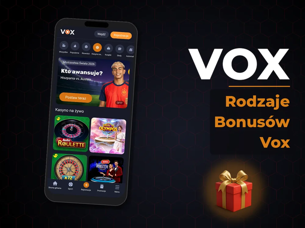 vox - Rodzaje Bonusów Vox
