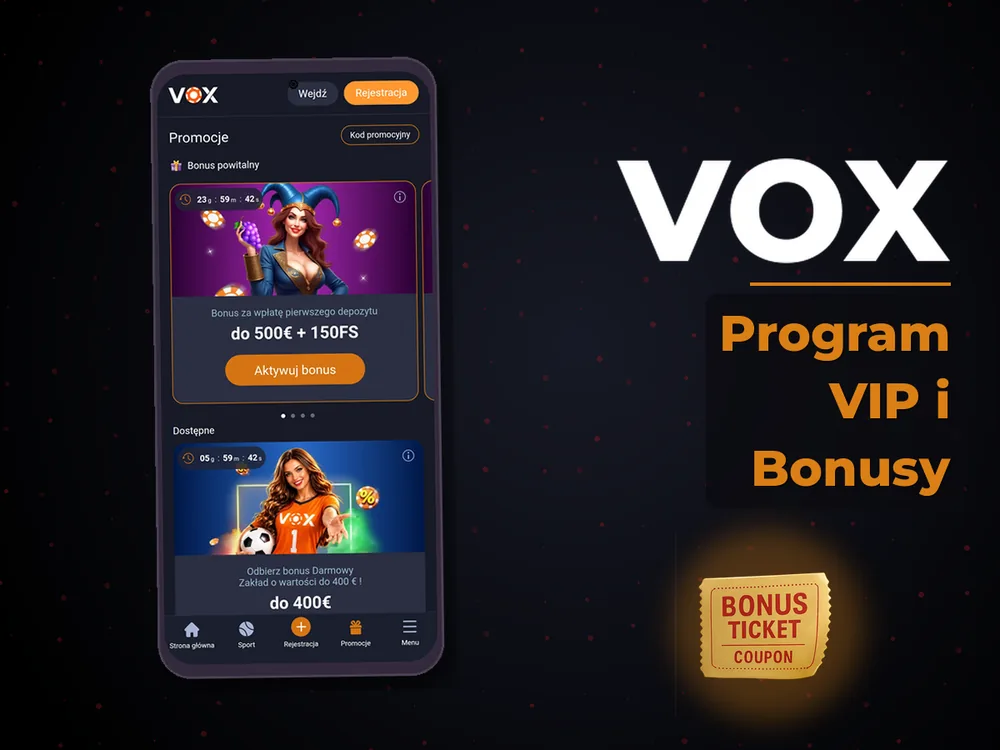vox - Program VIP i Bonusy
