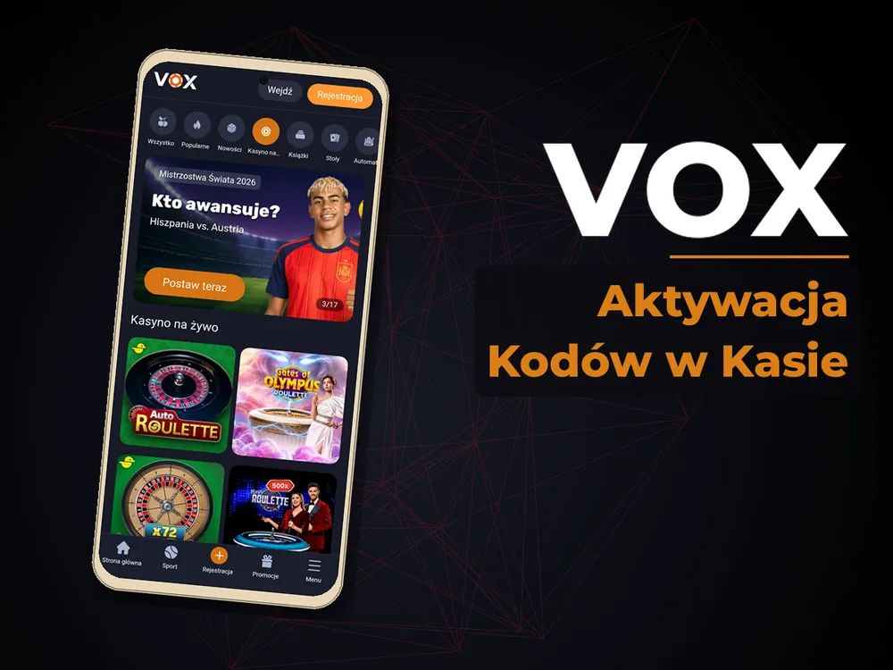 vox - Aktywacja Kodów w Kasie