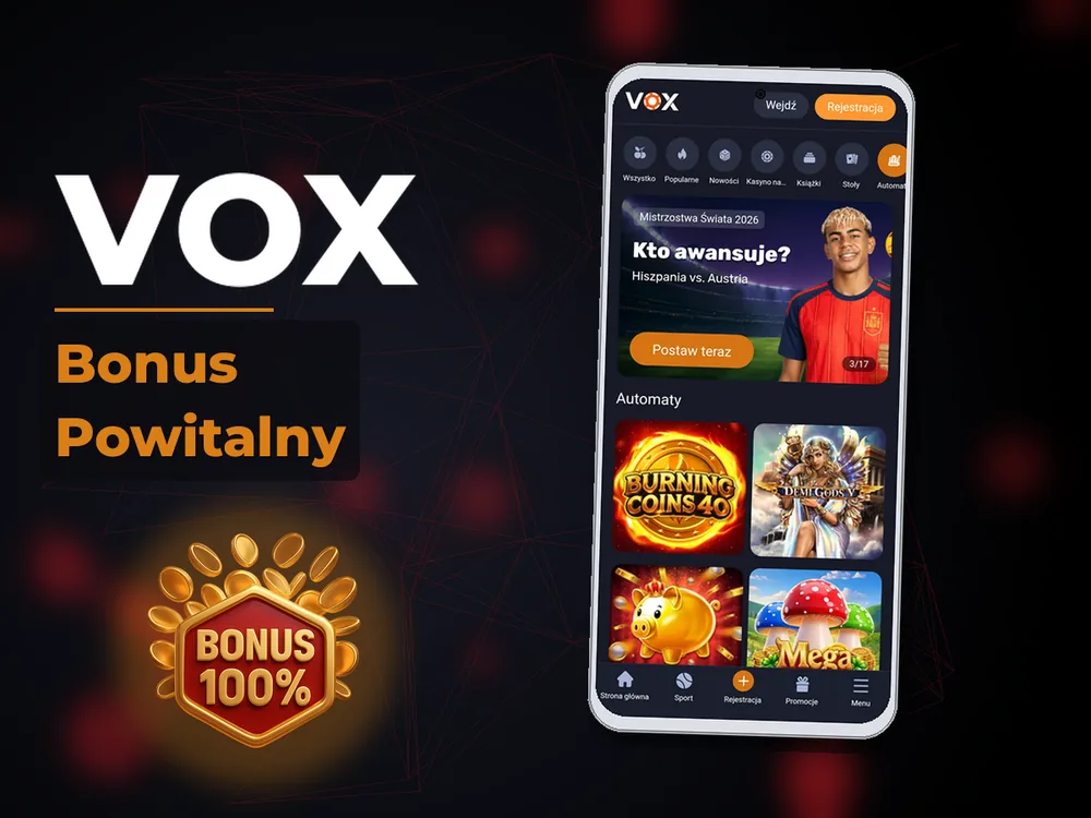 vox - Bonus Powitalny