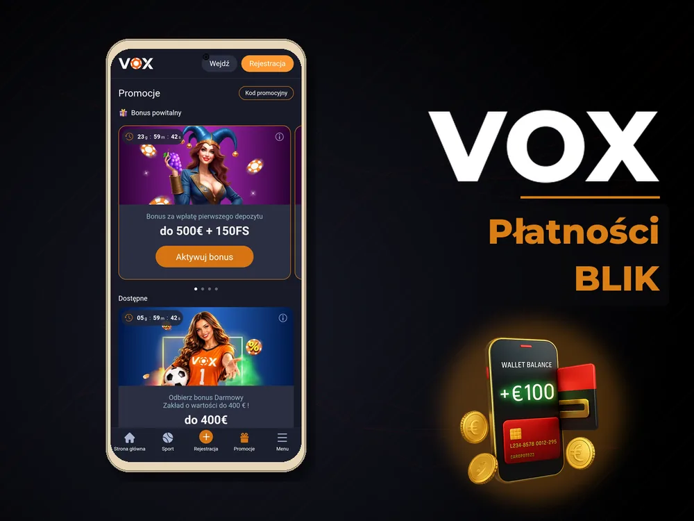 vox - Płatności BLIK