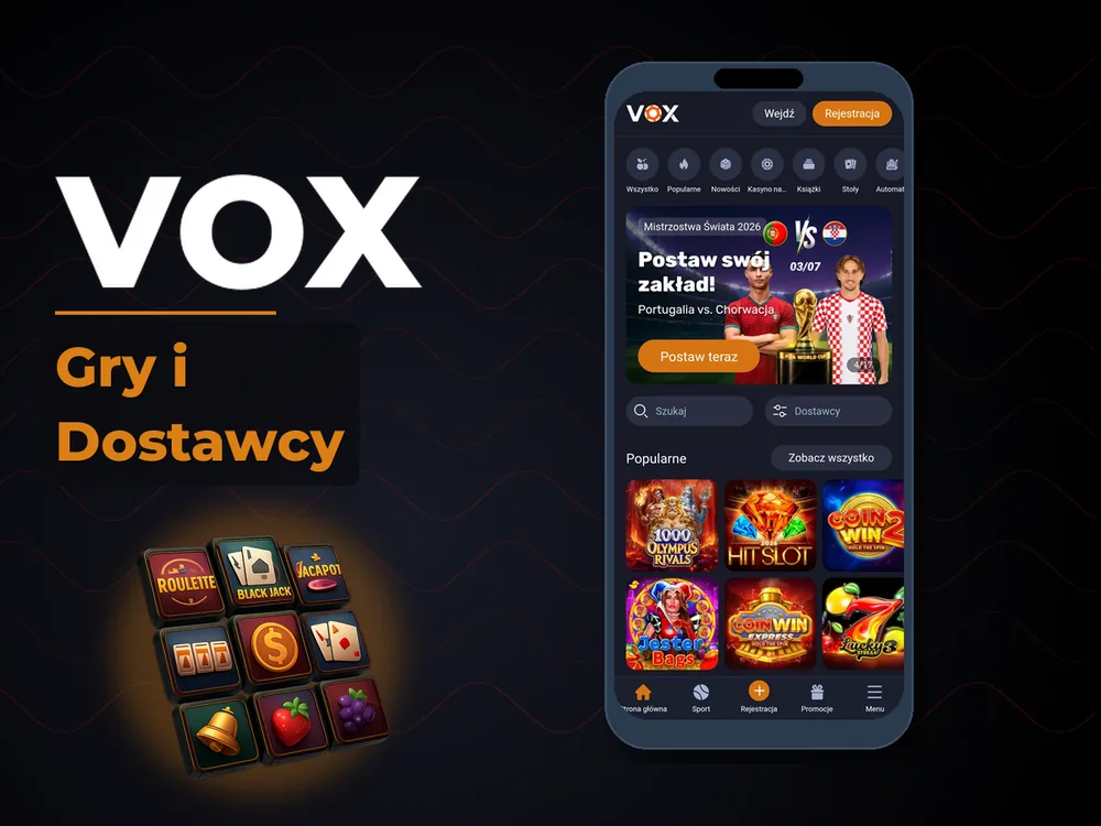 vox - Gry i Dostawcy