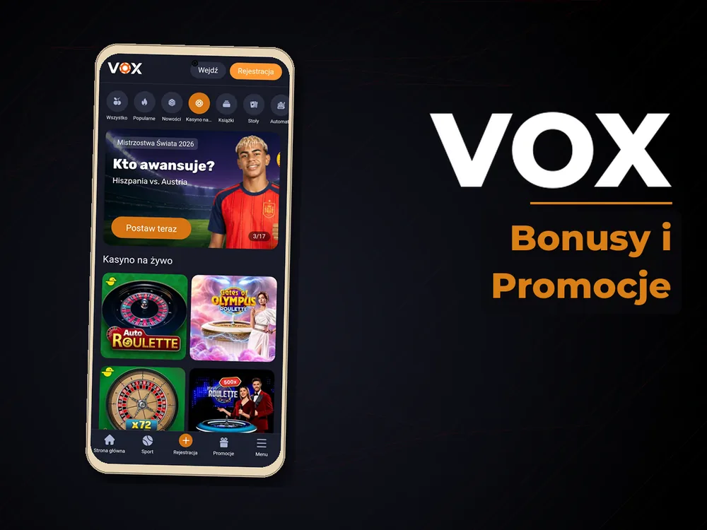 vox - Bonusy i Promocje