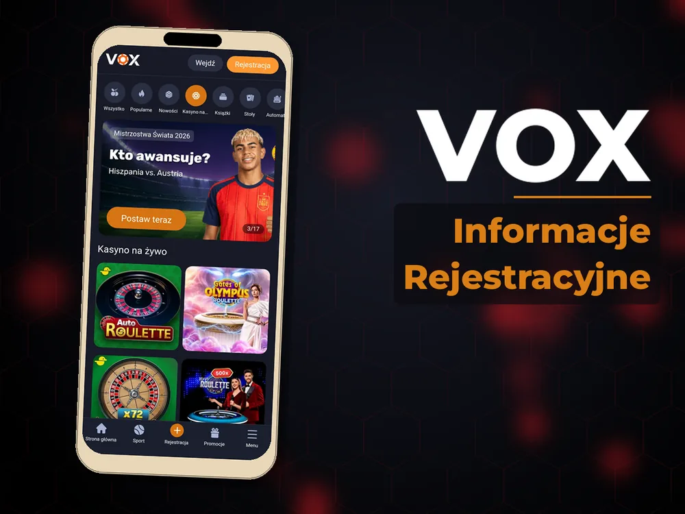vox - Informacje Rejestracyjne