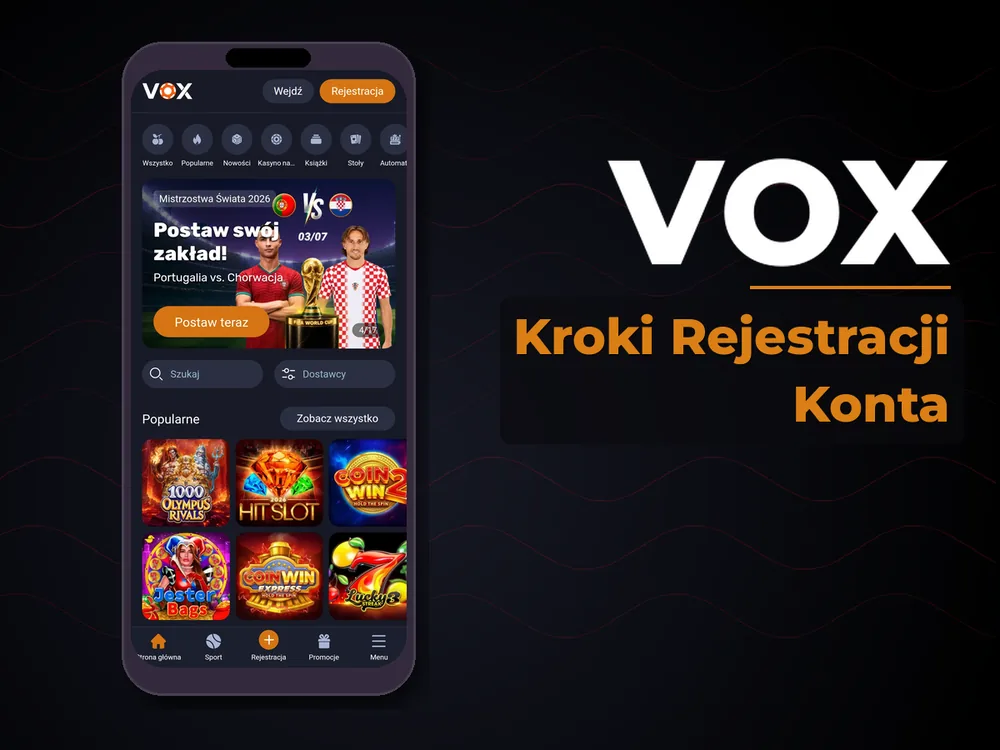 vox - Kroki Rejestracji Konta